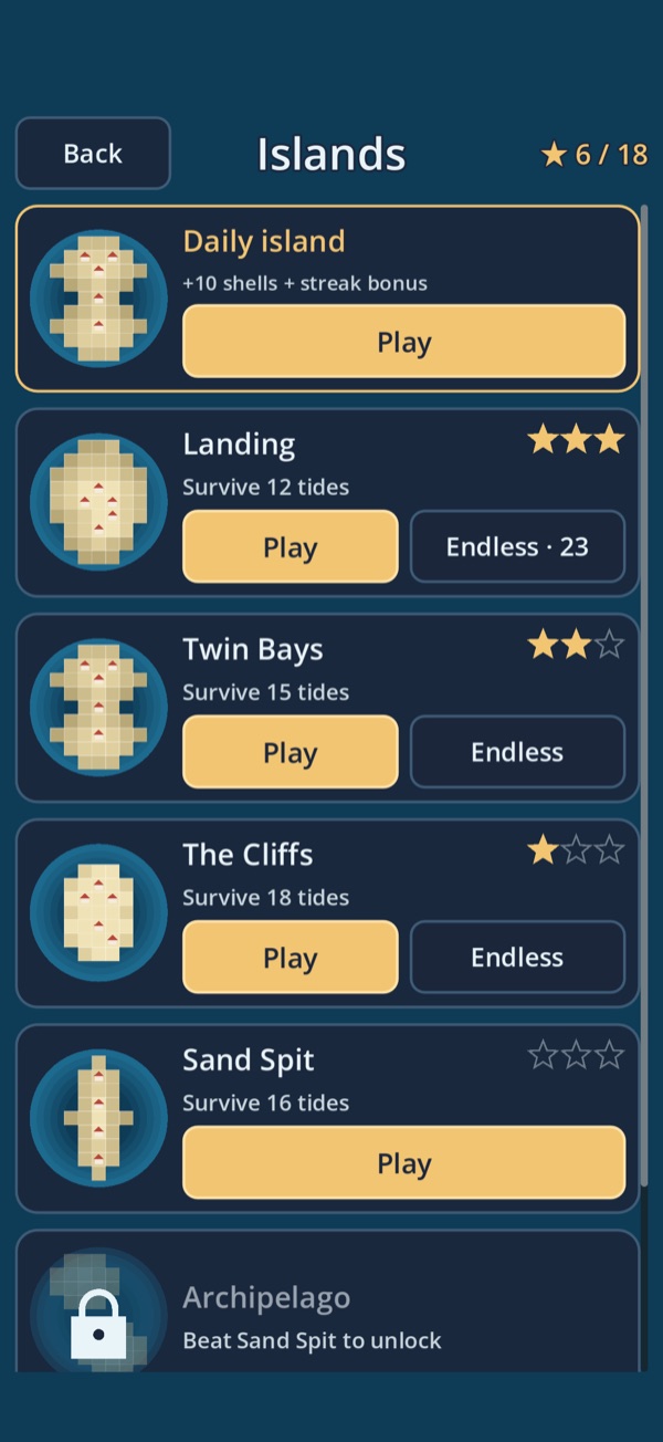 Islands and stars